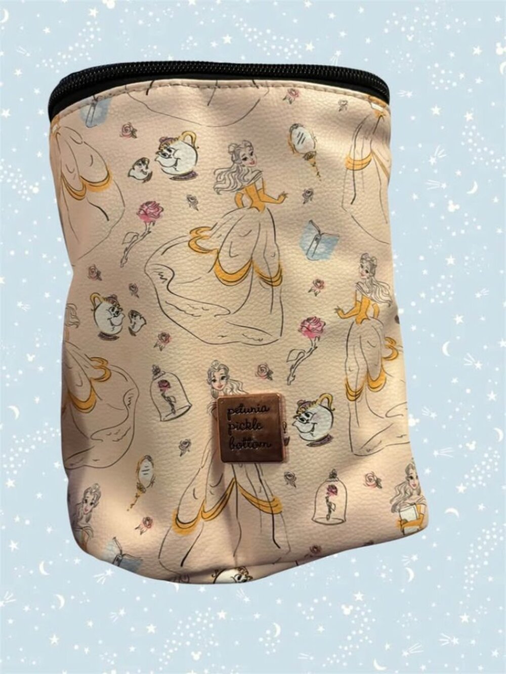 Petunia Pickle Bottom Disney Beauty and the Beast Lunchbox or Bottle Storage